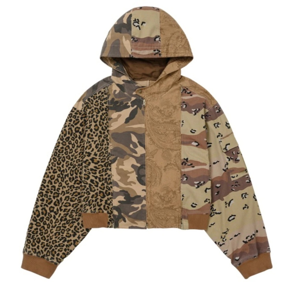 Ajobajo mismatch bomber jacket Size XL